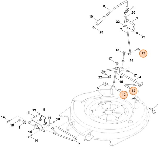 Zawleczka 2,8, Stihl 61707631000
