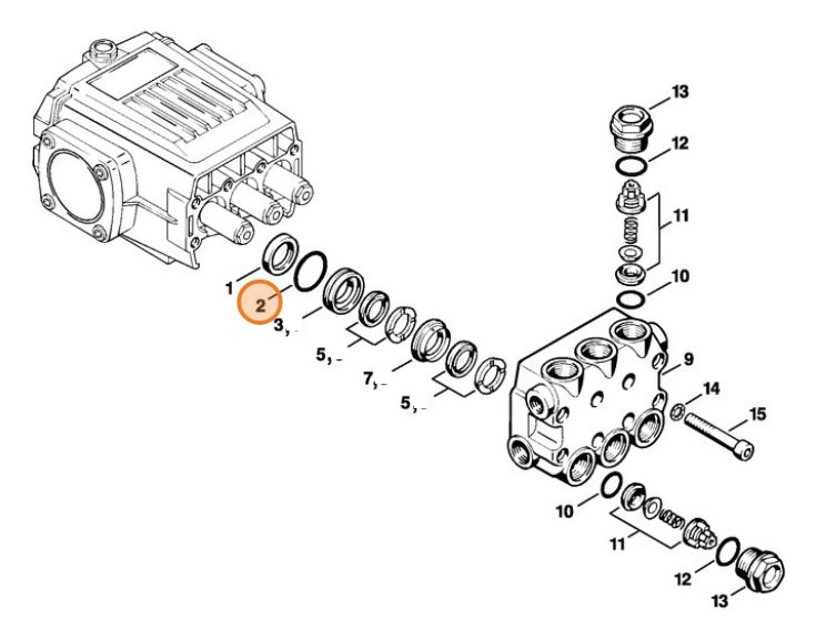Okrągły pierścień uszczelniający 31,47x1,78, Stihl 96459457870