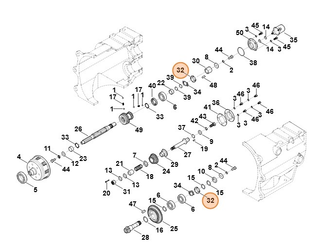 Nakrętka (nakrętka łożyskowa), Stihl 62516430901