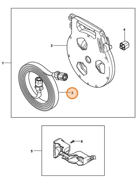 Wąż płaski, Stihl 49105008700