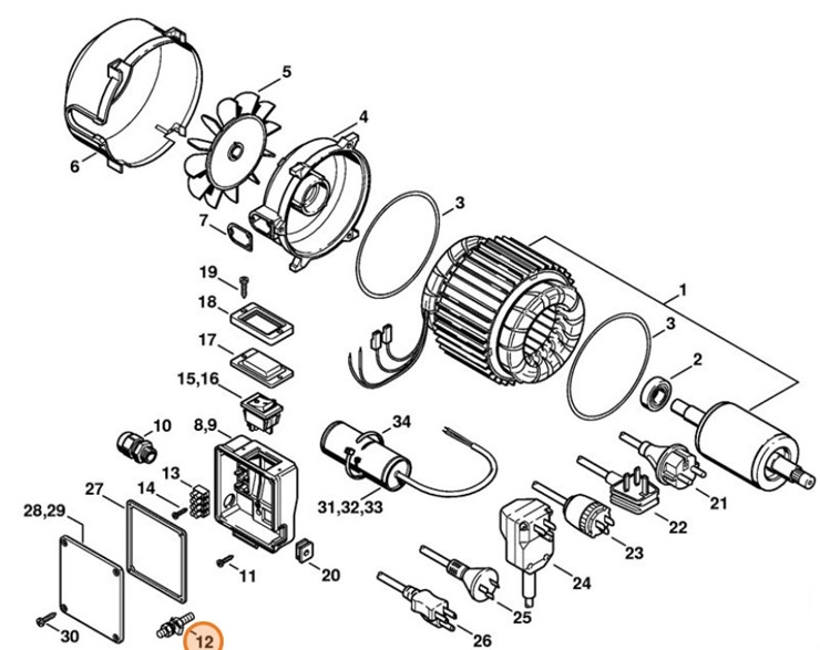 Śruba, Stihl 47194320600