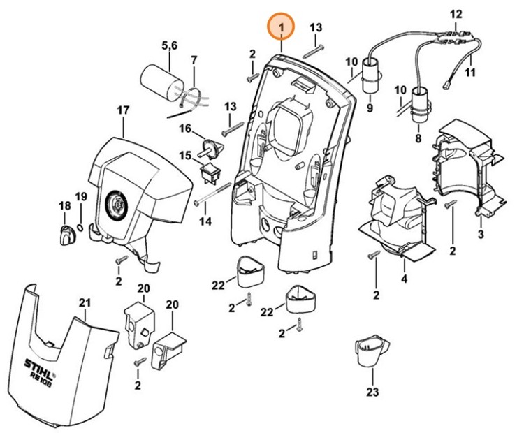 Pokrywa, Stihl 47657062100