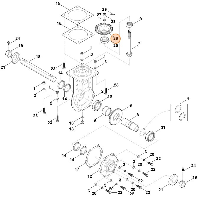 Koło koronowe, Stihl 62516420200