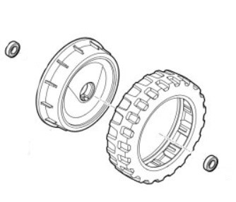 Koło kompl., Stihl 63787000401