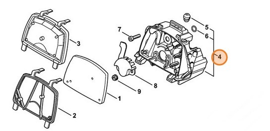 Podstawa filtra (dno), Stihl 11391203401