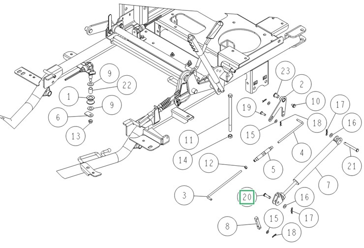 Sworzeń z łbem płaskim 8x28, Orec 89-2181-080282