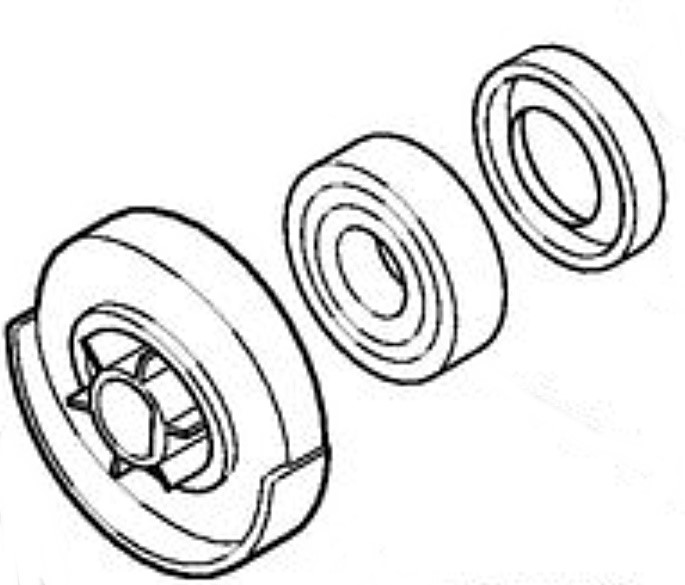 Tarcza zataczająca 6°4', Stihl 47557608700