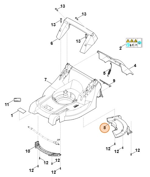 Pokrywa, Stihl 63387060701