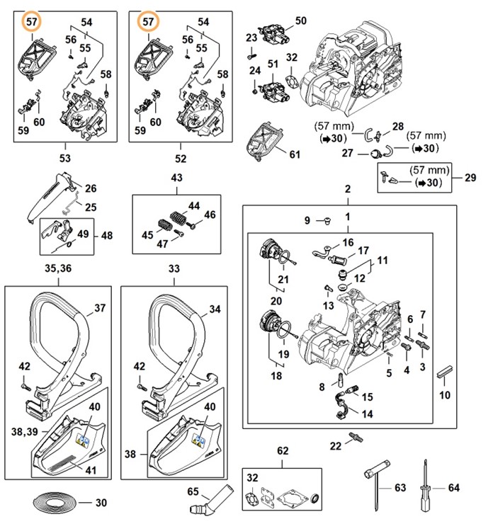 Filtr powietrza, Stihl 11481404404