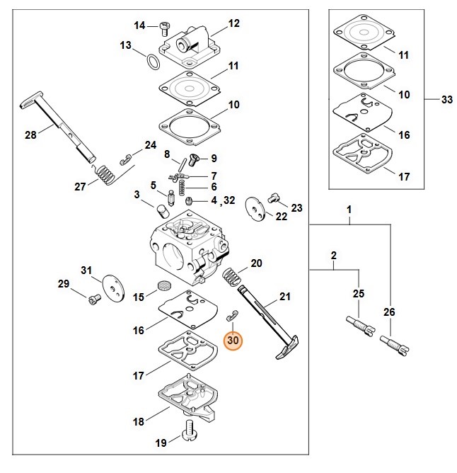 Pierścień zabezpieczający, Stihl 11251229002
