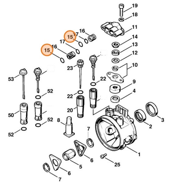 Okrągły pierścień uszczelniający 17x1,5, Stihl 96459457586