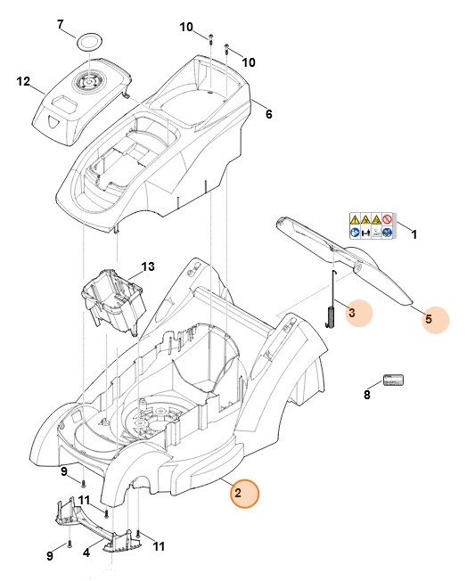 Obudowa, Stihl 63207008550