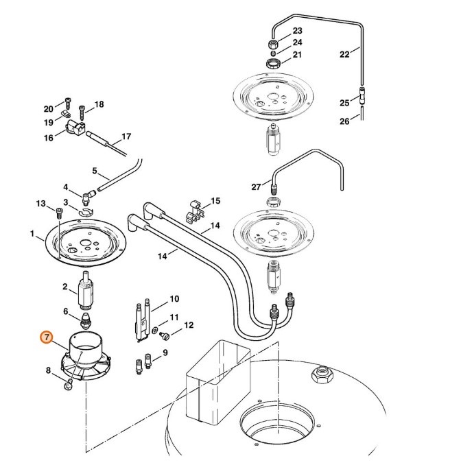 Tarcza piętrząca, Stihl 47525201800