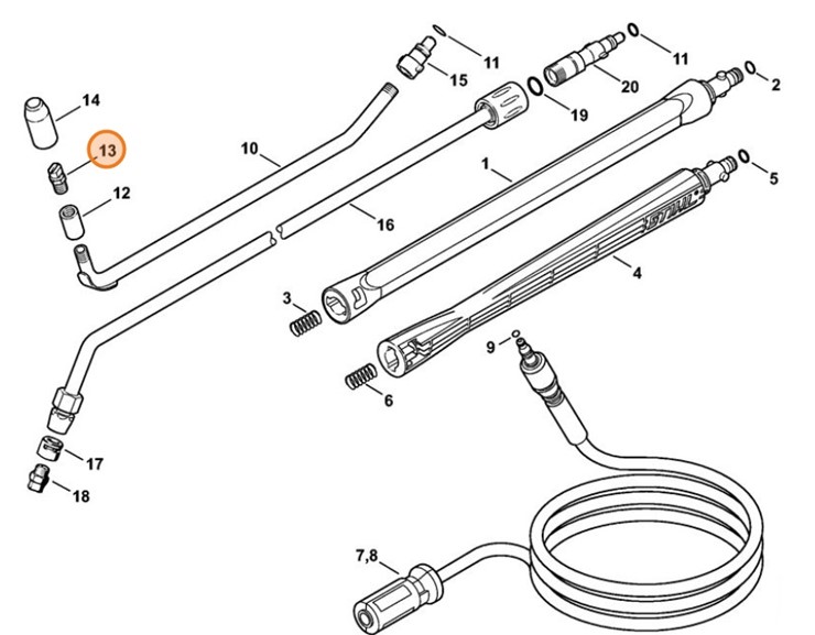 Dysza, Stihl 49005021001
