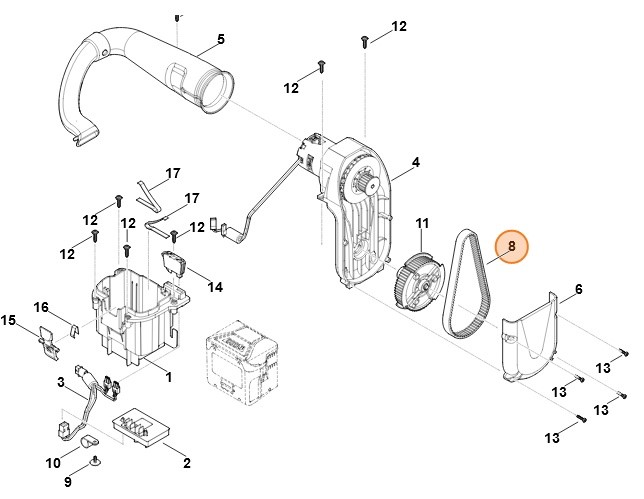 Pasek, Stihl 62917119900