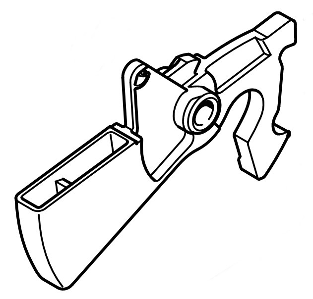 Dźwignia przełącznika, Stihl 48694352400