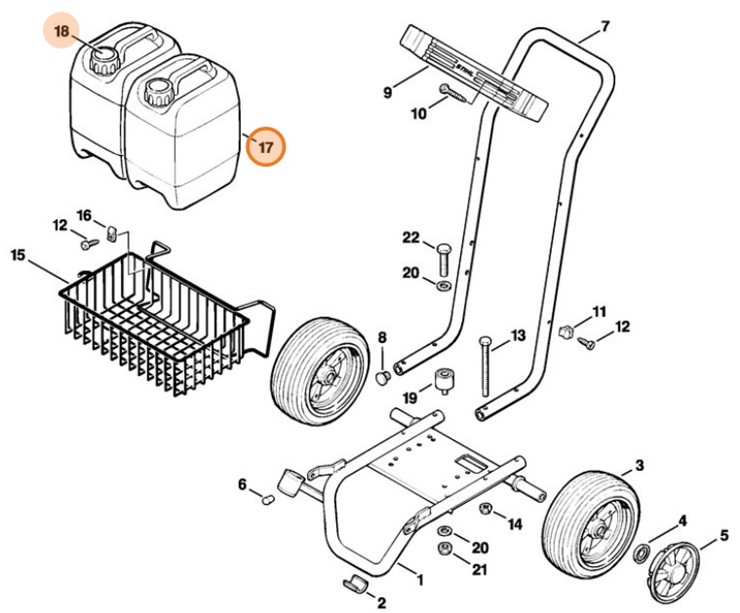 Pojemnik, Stihl 47185006200
