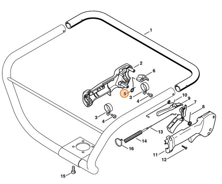 Sprężyna zestykowa, Stihl 41374421600
