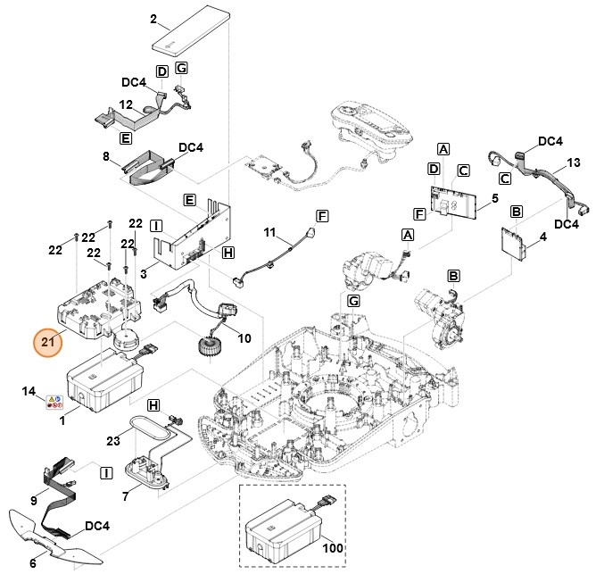 Uchwyt, Stihl 63097162500
