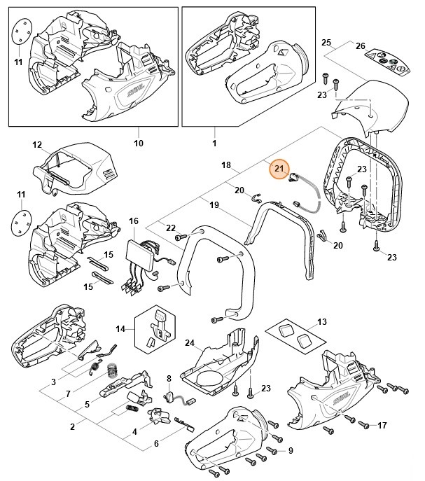 Przełącznik, Stihl HA064300501