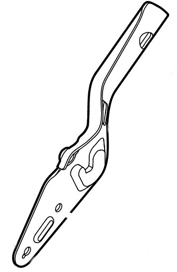 Dolna część uchwytu kierującego, str. prawa, Stihl 63507634820