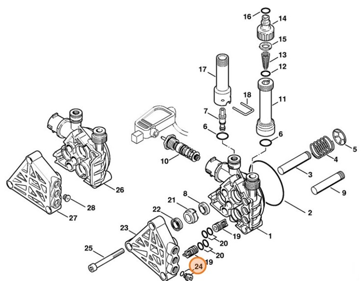 Zatyczka zamykająca, Stihl 47387064601