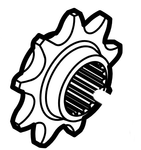 Zębnik łańcucha, Stihl 62506422900