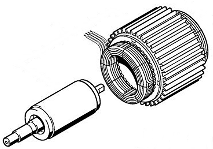 Silnik elektryczny 120 V/60 Hz, Stihl 47216000201