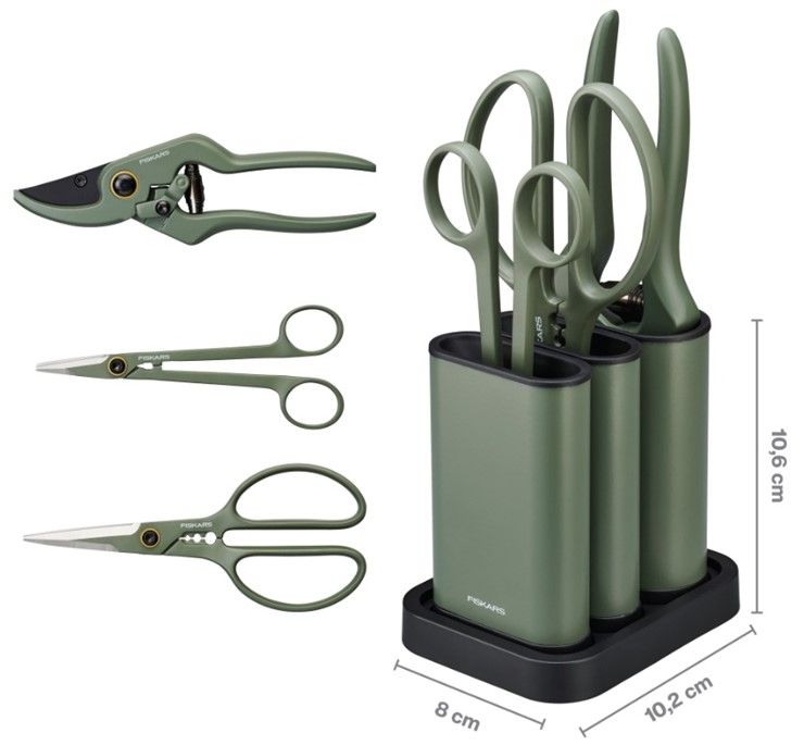 Plant Care Zestaw do pielęgnacji roślin doniczkowych, kwiatów 3 szt, Fiskars 1075317