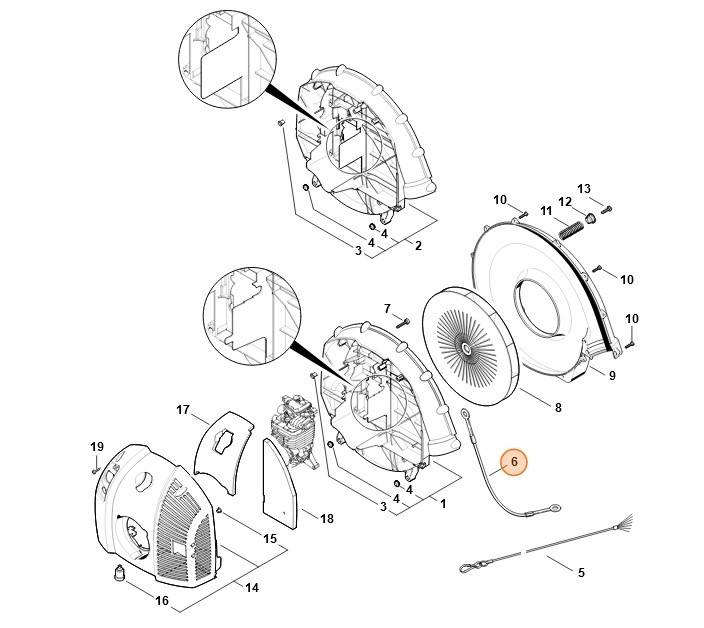 Odprowadzenie, Stihl 42827407101