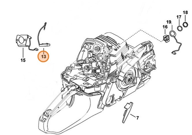 Przeciążeniowy wyłącznik termiczny, Stihl 11414300620