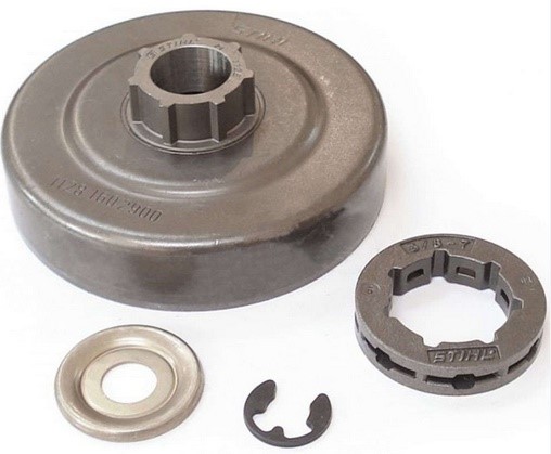 Zestaw koła napędu łańcucha pierścieniowego 3/8" 7Z, Stihl 11400072500
