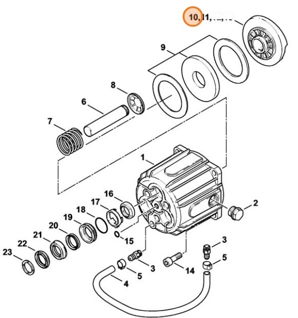 Tarcza zataczająca 11°, Stihl 47577013000