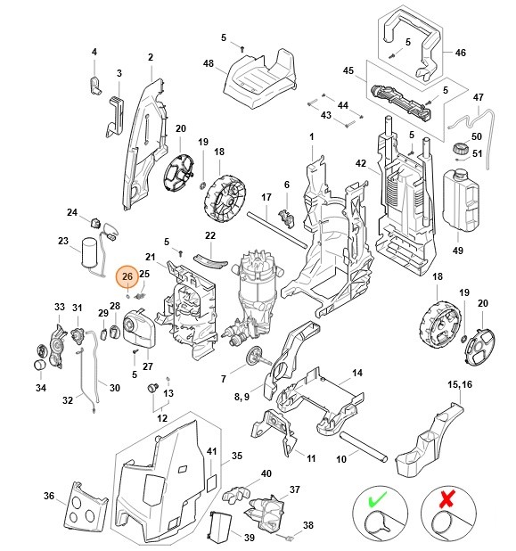 Okrągły pierścień uszczelniający N10,77x2,62-NBR60, Stihl 96459457576