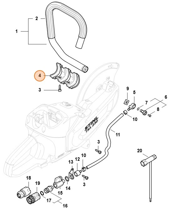 Prowadnik, Stihl 48646927600
