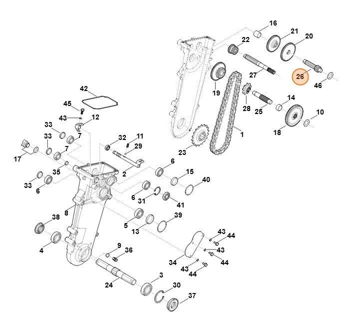 Wałek, Stihl 62506422600
