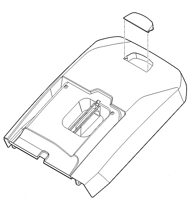 Górna część kosza na trawę, Stihl 63647602101