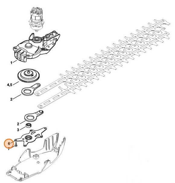 Obudowa łożysk, Stihl 48516408400