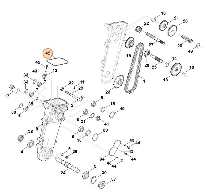 Pierścień uszczelniający, Stihl 62506490204