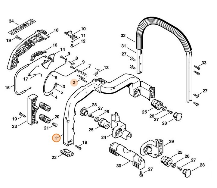 Rękojeść, Stihl 42217900300