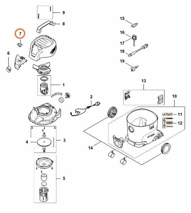 Przełącznik, Stihl SE014300500