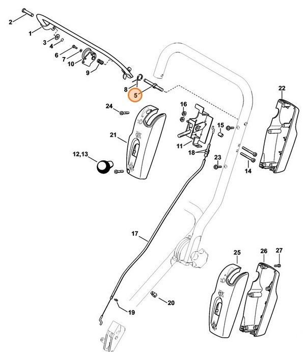 Oś, Stihl 42241820600