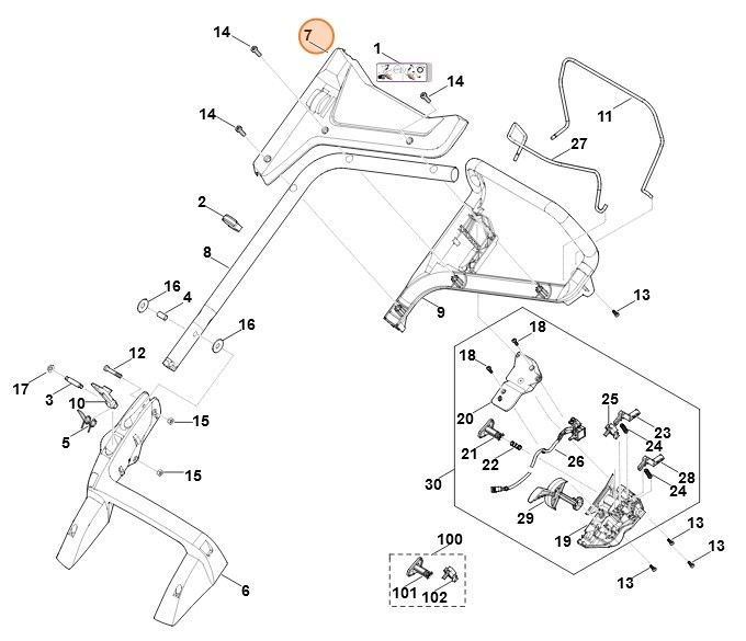 Pokrywa, Stihl 63387060743