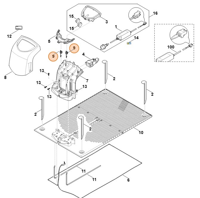 Sprężyna naciągowa, Stihl 63097035100