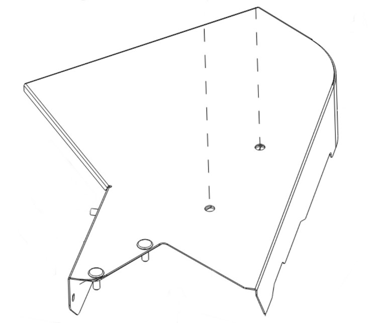 Osłona paska (B) CMP (biała), Orec 0356-53501 