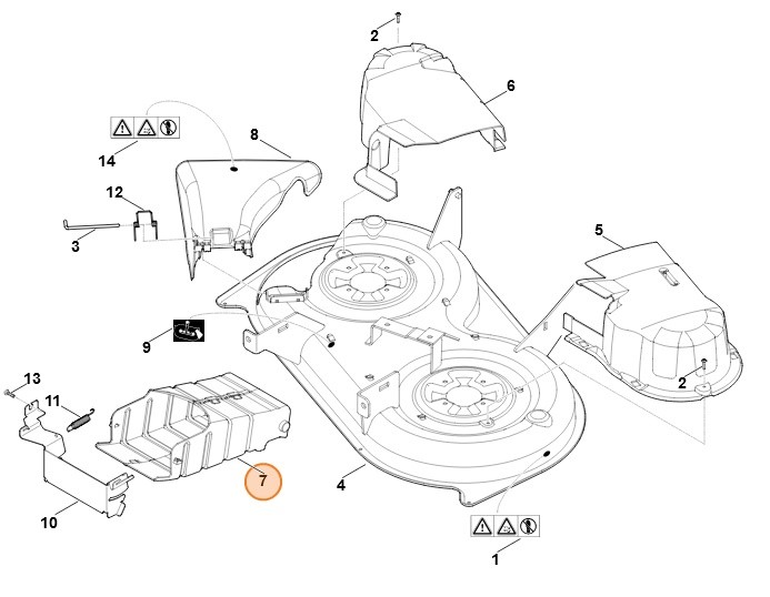 Pokrywa, Stihl 61657802020
