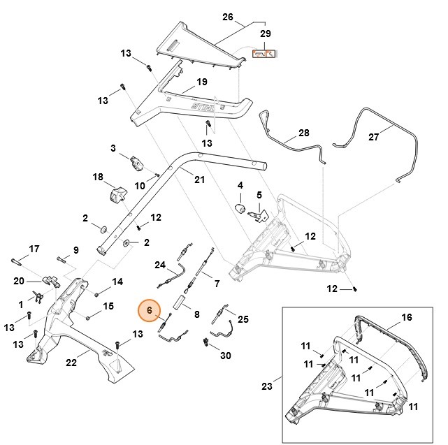 Cięgno, Stihl 63587007526