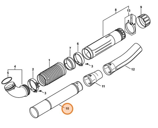 Rura dmuchawy, Stihl 42827015408