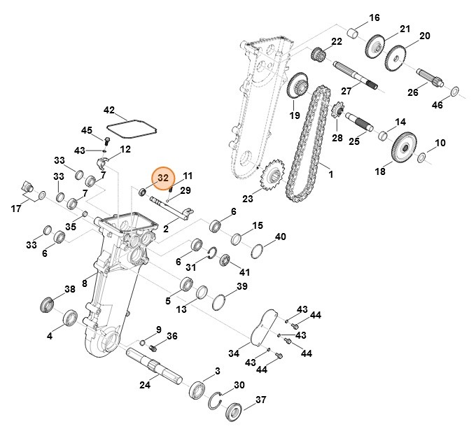 Pierścień zabezpieczający, Stihl 62506431002