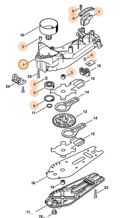 Obudowa przekładni, Stihl 42376400501